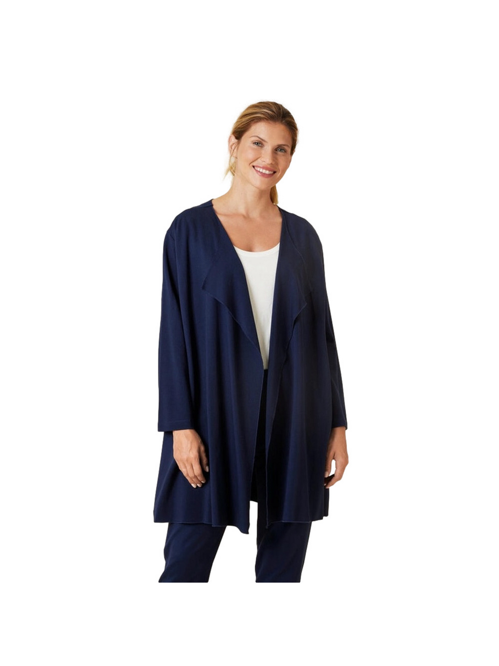 MASAI dark navy Jenama Jersey open cardigan/Jacket. Oversized fit NWT
